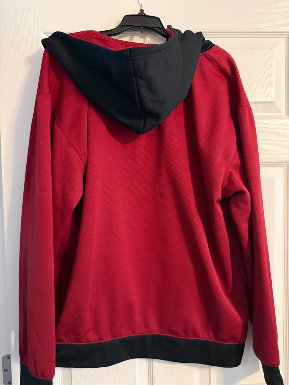 Pro Edge Red and Black Carolina Zip-Up Hoodie - Picture 5 of 5